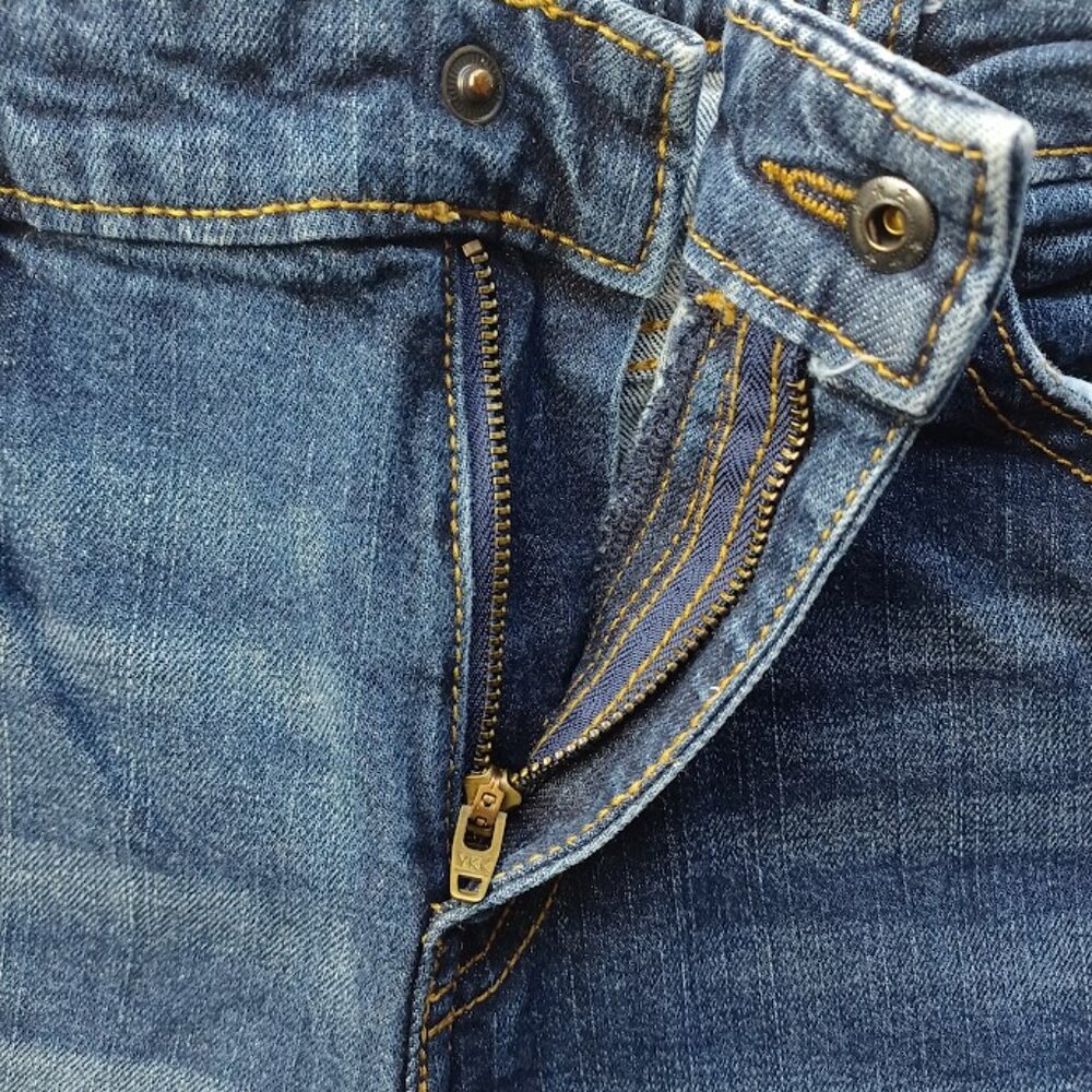Cat & Jack Boy's Bootcut Medium Wash Jeans - Size 16 -EUC - Picture 5 of 8